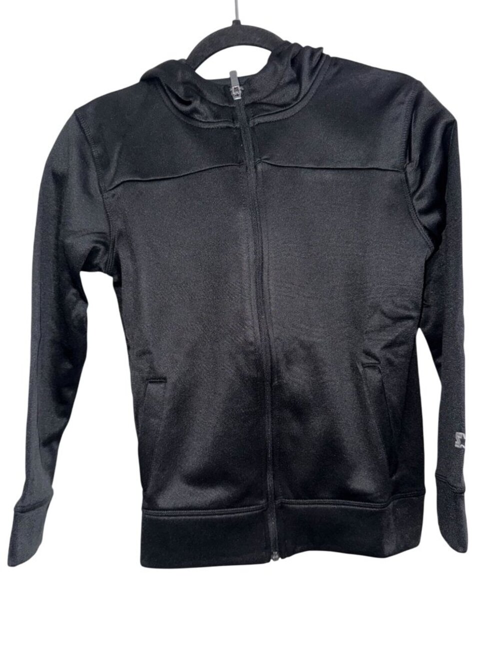 Starter Boys Black Full-Zip Polyester Hoodie